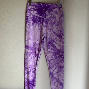 NWT Balance Athletica Cloud Pant Purple Tie Dye L